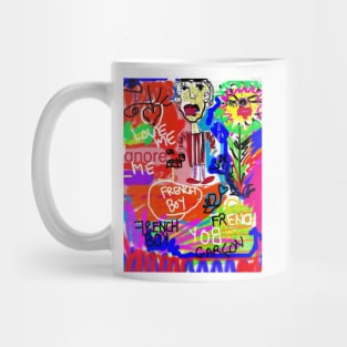 French Boy Love Me Ignore Me Mug